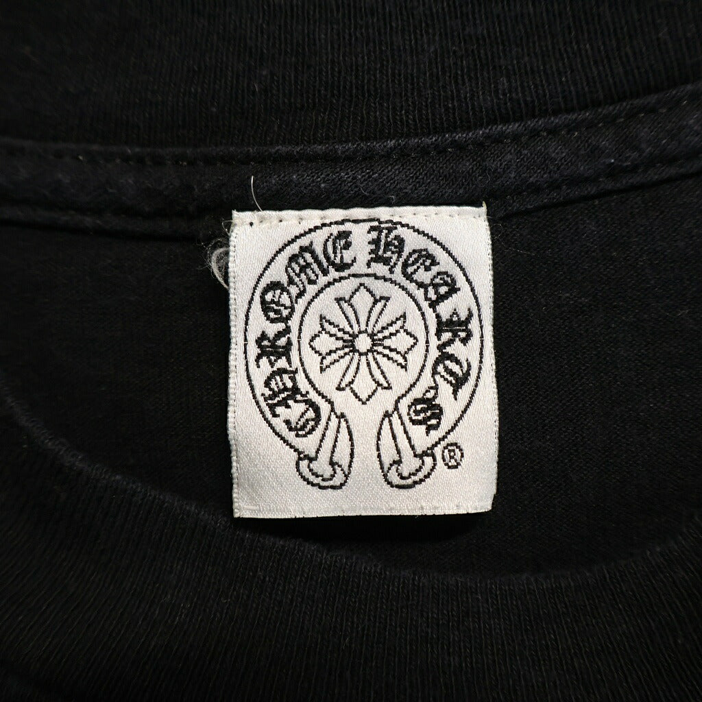 CHROME HEARTS(クロムハーツ) OLD CH PLS S/S TEE オールド CHプラス刺繍 クルーネック 半袖Tシャツ カットソー ブラック