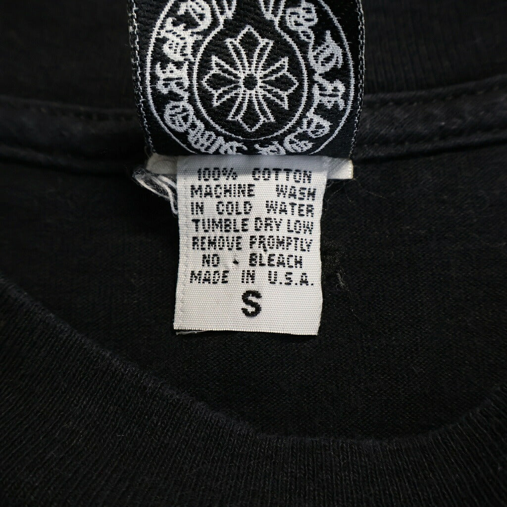 CHROME HEARTS(クロムハーツ) OLD CH PLS S/S TEE オールド CHプラス刺繍 クルーネック 半袖Tシャツ カットソー ブラック
