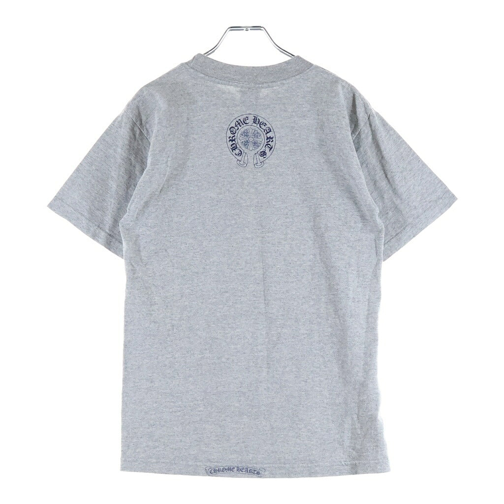 CHROME HEARTS(クロムハーツ) OLD S/S TEE オールド ヴァインダガー バックホースシュープリント クルーネック 半袖Tシャツ カットソー グレー