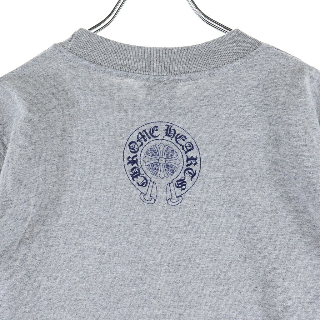 CHROME HEARTS(クロムハーツ) OLD S/S TEE オールド ヴァインダガー バックホースシュープリント クルーネック 半袖Tシャツ カットソー グレー