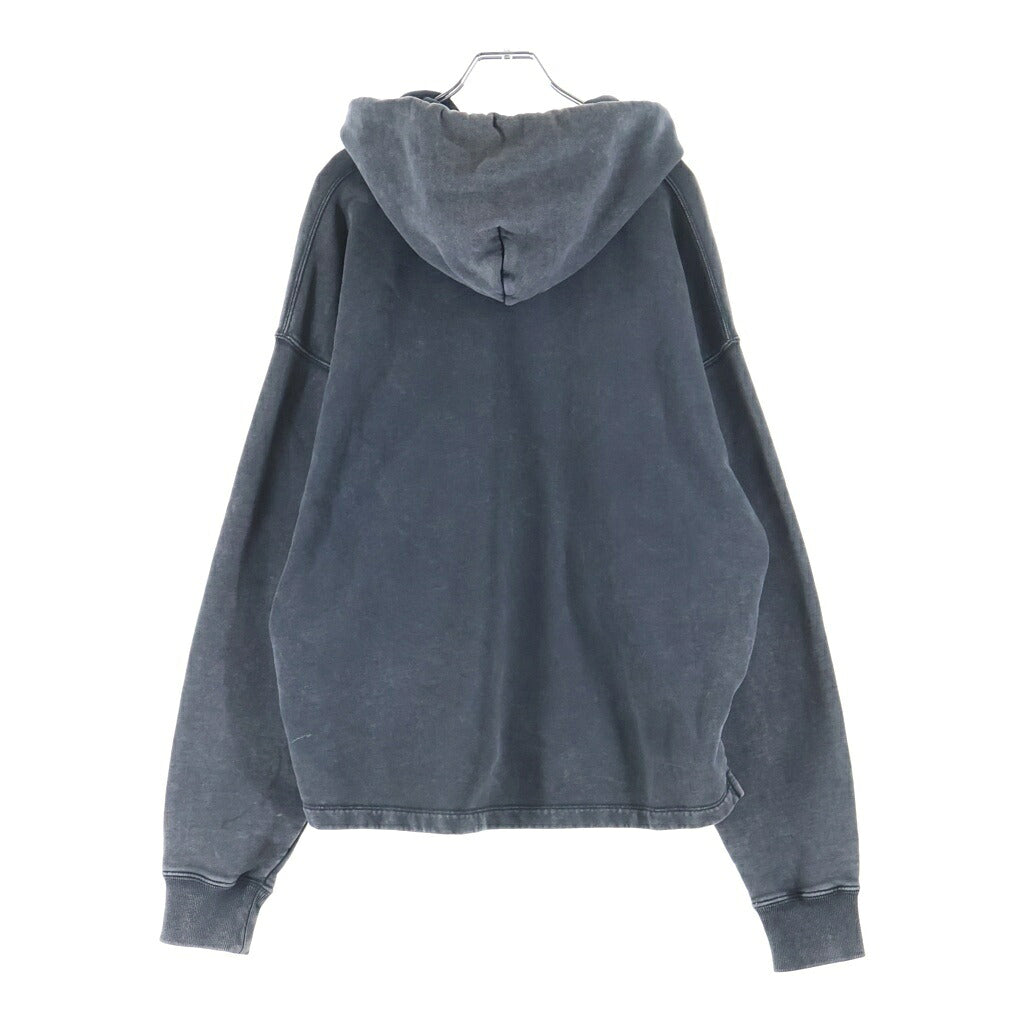OFF-WHITE(オフホワイト) ROYAL GIRL HOODIE ロイヤルガールプリント ガーメントダイ加工 プルオーバースウェットパーカー ブラック44MBB12MS26D001001