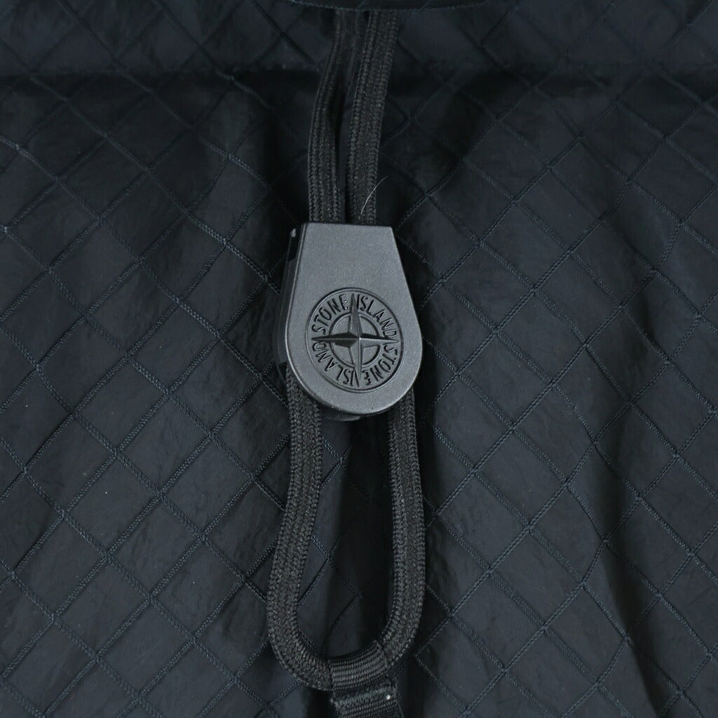 STONE ISLAND(ストーンアイランド) MACRO RIPSTOP METAL IN ECONYL REGENERATED NYLON DOWN-TC JACKET ロングダウンコート ジャケット ブラック 791571432