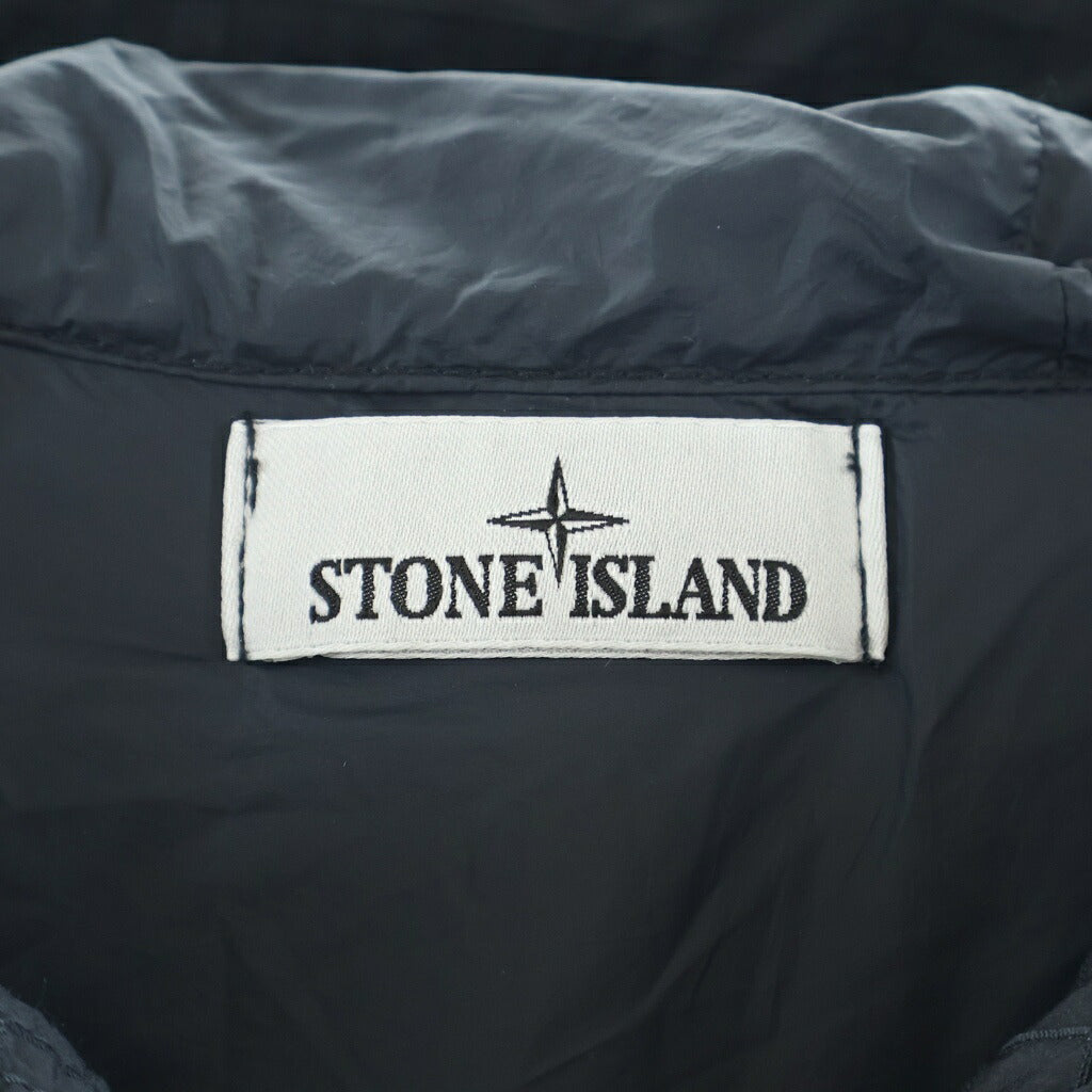STONE ISLAND(ストーンアイランド) MACRO RIPSTOP METAL IN ECONYL REGENERATED NYLON DOWN-TC JACKET ロングダウンコート ジャケット ブラック 791571432