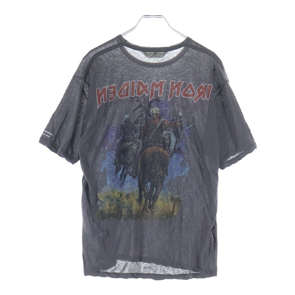 beautiful people(ビューティフルピープル) ×IRON MAIDEN アイアンメイデン クルーネック半袖Tシャツ カットソー ブラック 1545310469