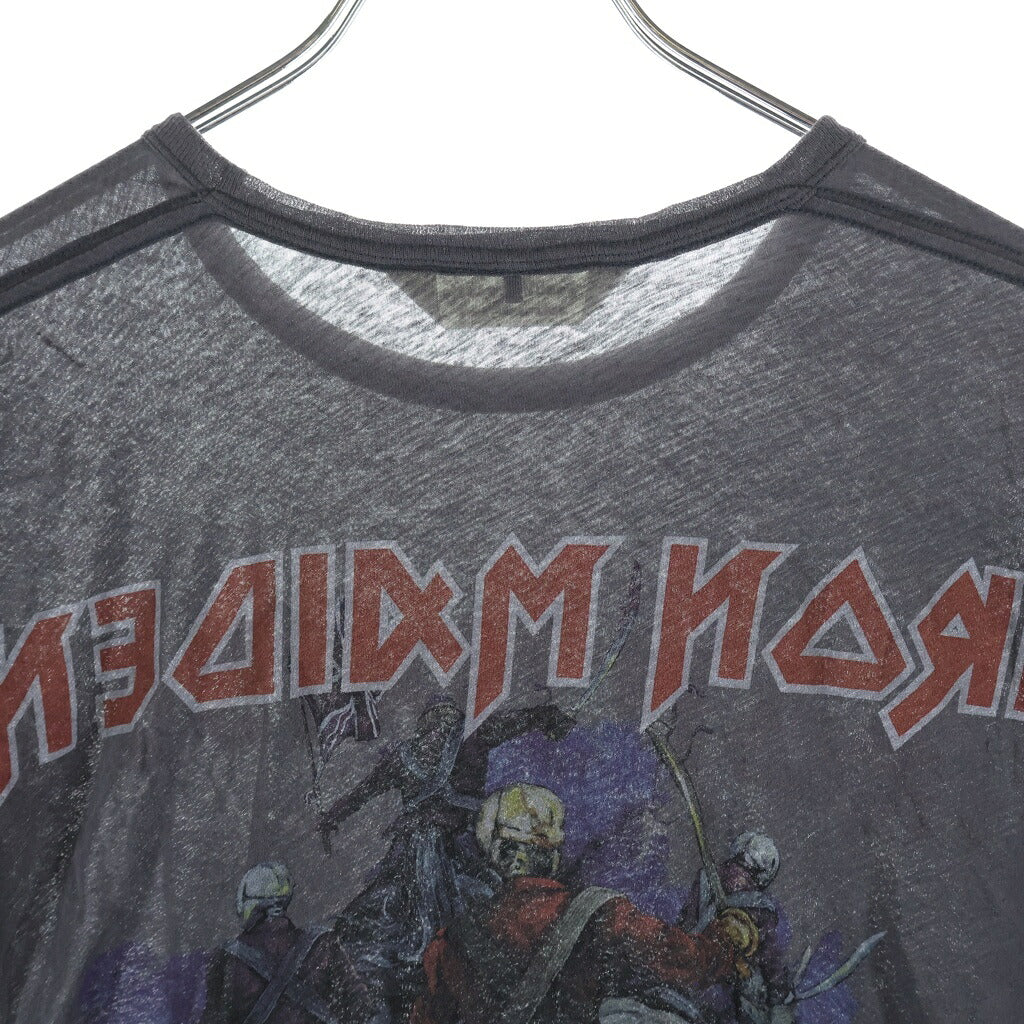 beautiful people(ビューティフルピープル) ×IRON MAIDEN アイアンメイデン クルーネック半袖Tシャツ カットソー ブラック 1545310469