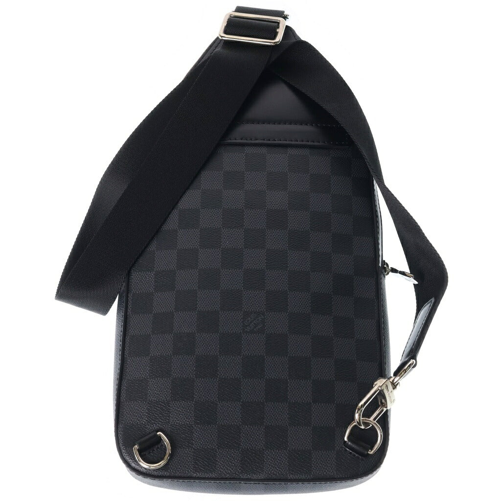LOUIS VUITTON(ルイヴィトン) ダミエ グラフィット アヴェニュー PVCスリングバッグ ブラック N45302 RFID