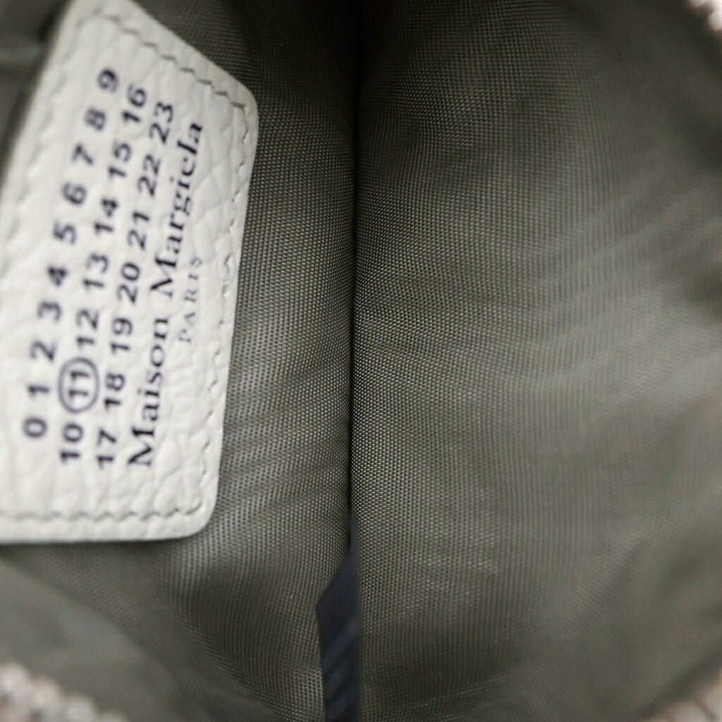 Maison Margiela(メゾンマルジェラ) 4ステッチ フラグメントケース レザーカードケース ホワイト S56UI143 P4455