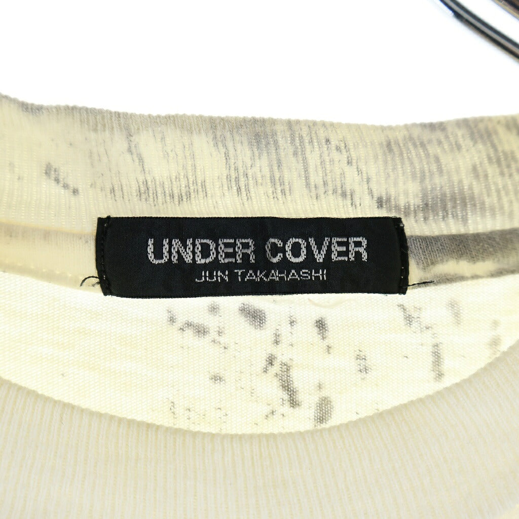 UNDERCOVER(アンダーカバー) 94AW ARCHIVE ロゴプリント クルーネック 半袖Tシャツ カットソー ホワイト アーカイブ