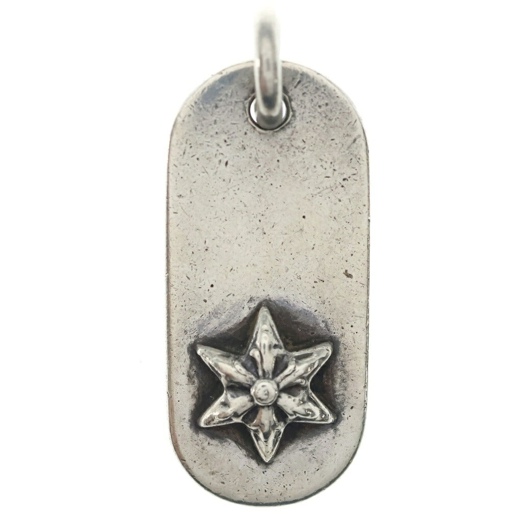 CHROME HEARTS(クロムハーツ) RAISED STAR DOGTAG レイズスター ドックタグ ペンダントトップ シルバー