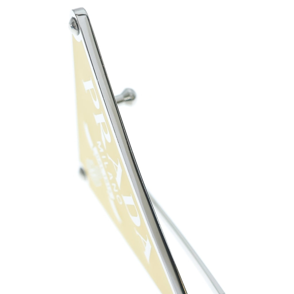 PRADA(プラダ) TRIANGLE LOGO METAL BELT BUCKLE トライアングルロゴ メタルベルトバックル イエロー 2CF014