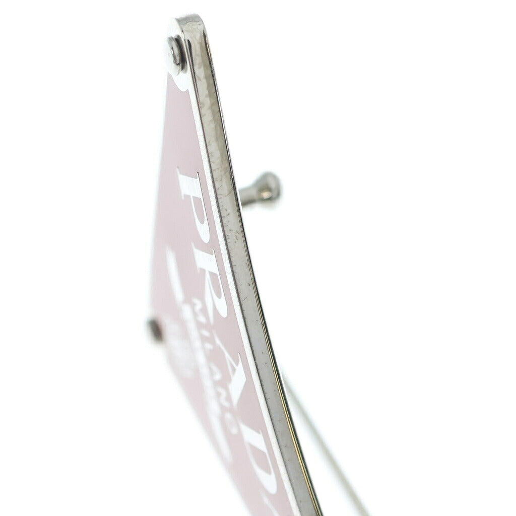 PRADA(プラダ) TRIANGLE LOGO METAL BELT BUCKLE トライアングルロゴ メタルベルトバックル ブラウン 2CF022