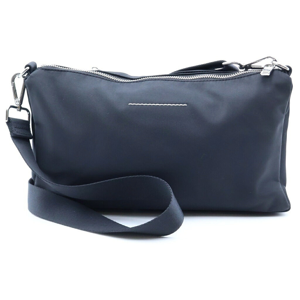 MM6 Maison Margiela(エムエムシックスメゾンマルジェラ) THREE POCKET CROSSBODY 3ポケット クロスボディバッグ ブラック SB5WG0021