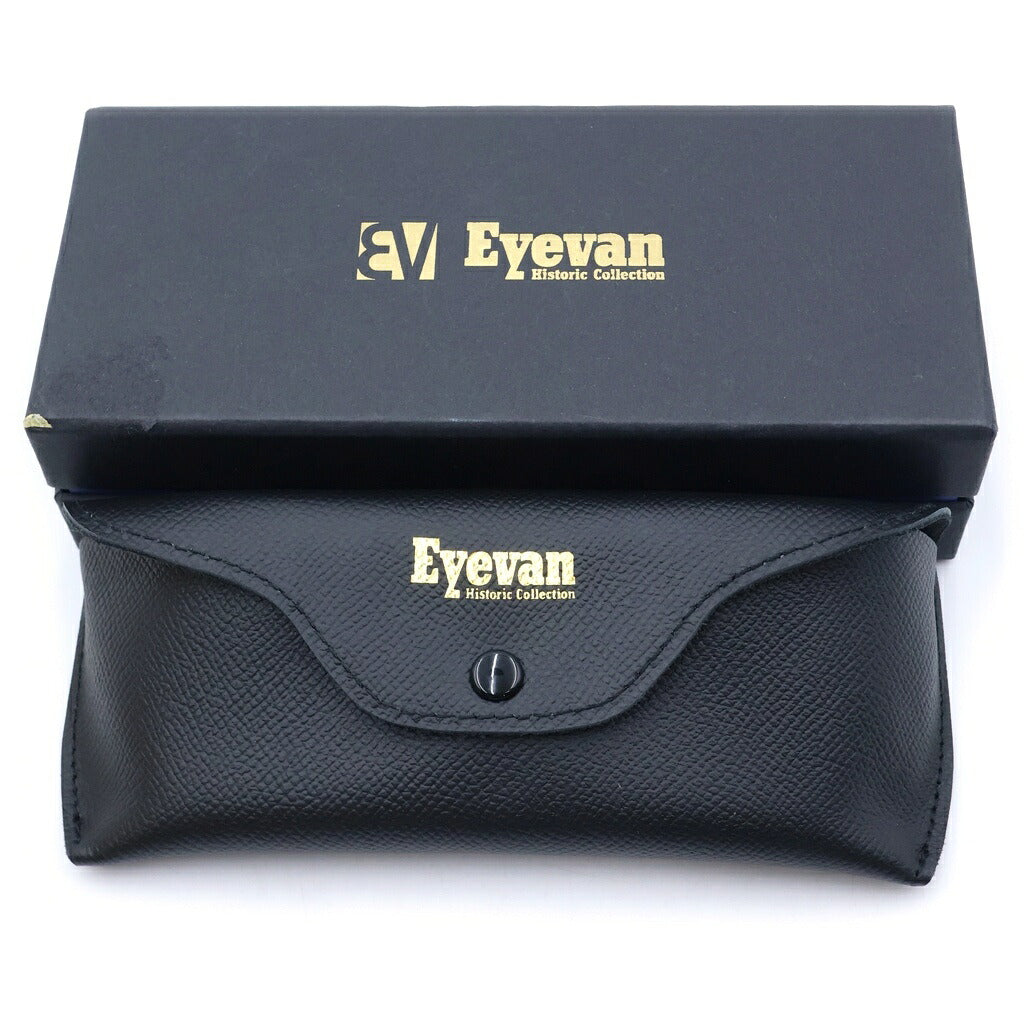 EYEVAN(アイヴァン) HISTORIC COLLECTION 2026 ヒストリックコレクション コンビネーションフレーム サングラス アイウェア 眼鏡 ブラック COM-808