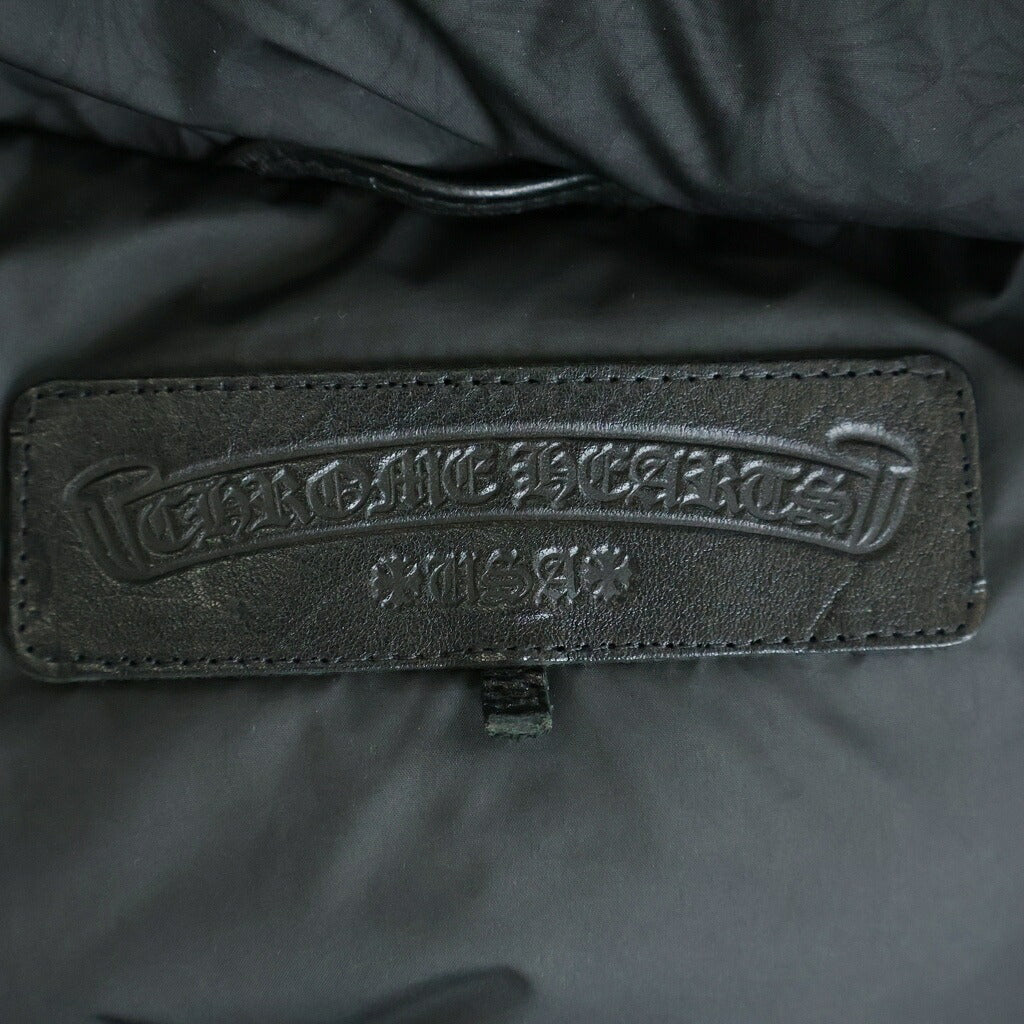 CHROME HEARTS(クロムハーツ) STIFF V2 FBRC スティッフ CHプラス総柄クロスボールボタンダウンジャケット ブラック/シルバー