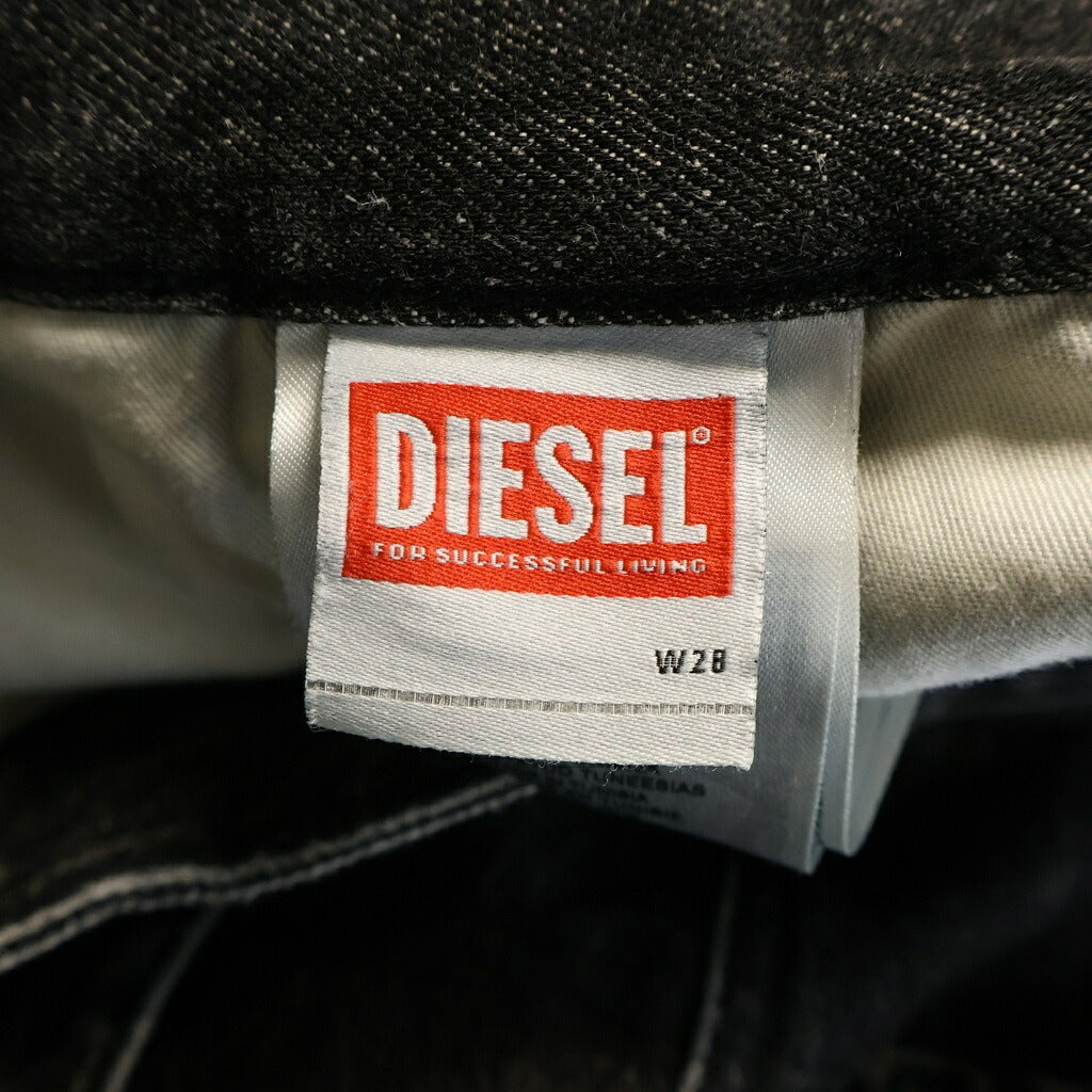 DIESEL(ディーゼル) D-FISH-CARGO-S ディーフィッシュ ジップフライ デニムカーゴパンツ ブラック A13088