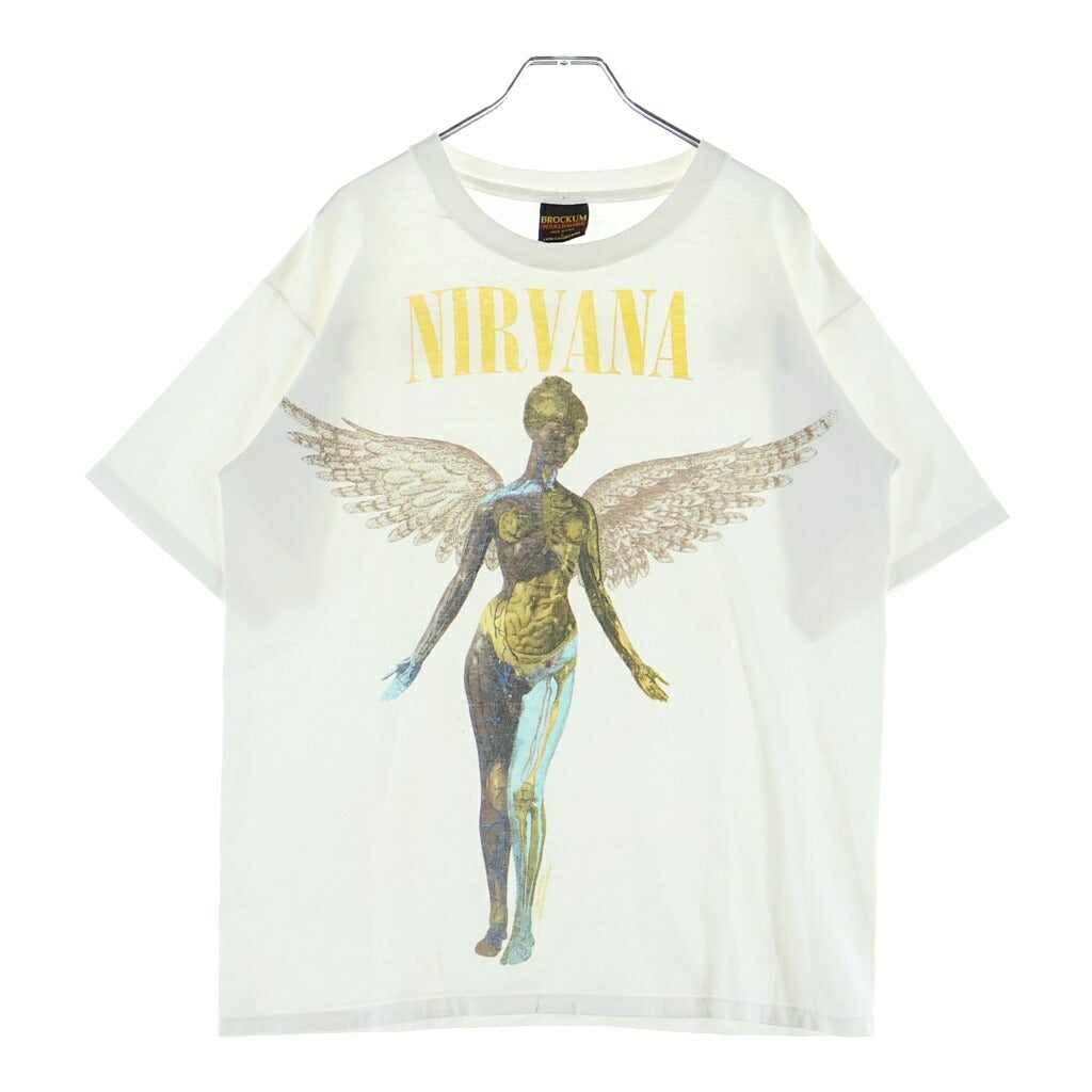 VINTAGE(ヴィンテージ) 90S VINTAGE NIRVANA IN UTERO TEE ニルヴァーナ インユーテロ ヴィンテージ プリント 半袖Tシャツ カットソー ホワイト