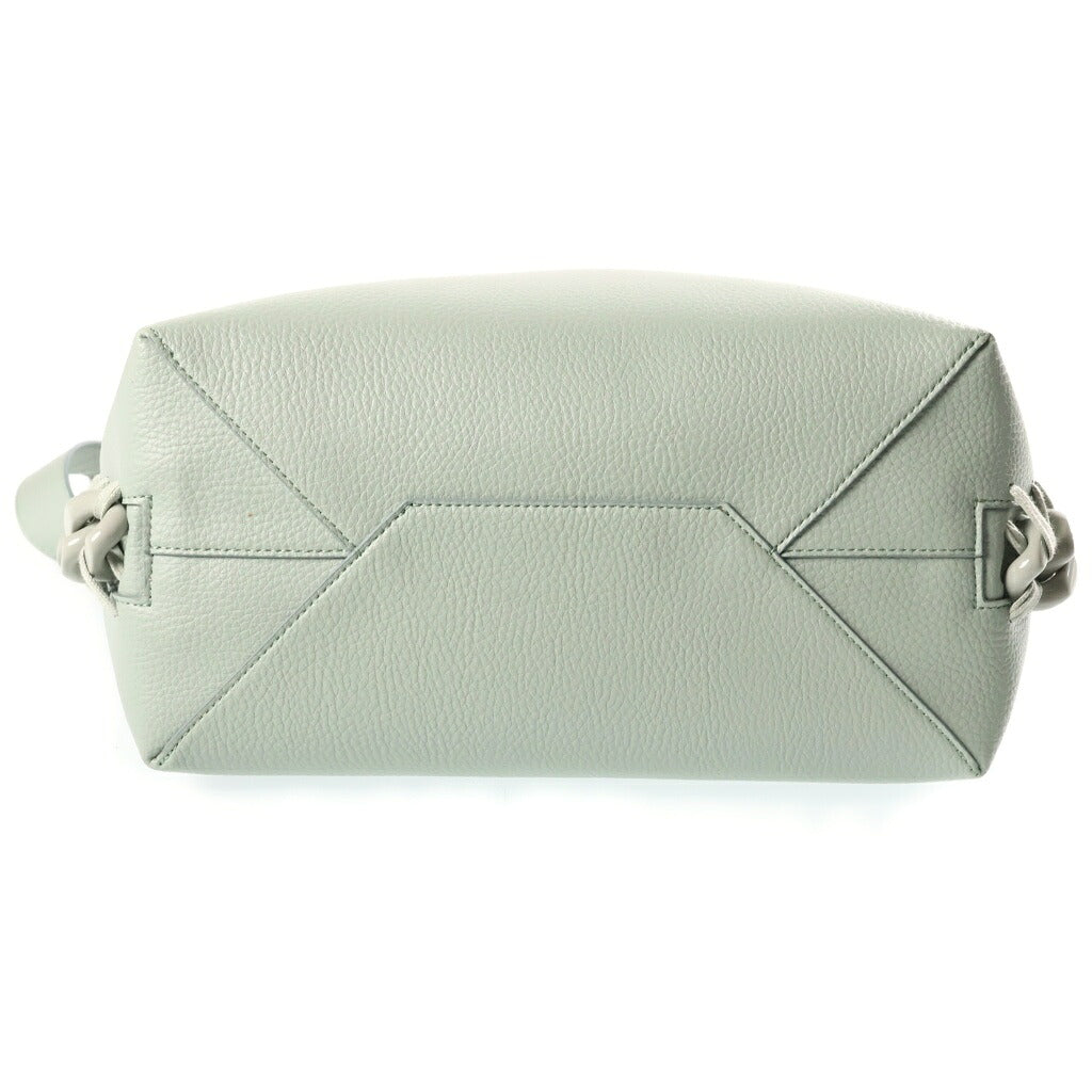 STELLA McCARTNEY(ステラマッカートニー) FRAYME フレイム ショルダー レザー トートバッグ グリーン 7B0011 WP0065