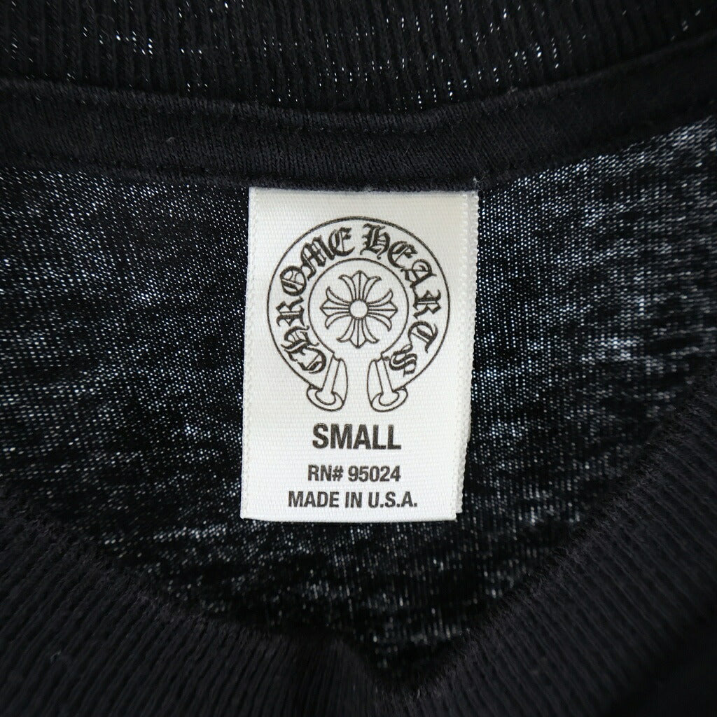CHROME HEARTS(クロムハーツ) OLD BS FLR T‐BER POCKET TEE オールド BSフレア Tバー クルーネック半袖ポケットTシャツ カットソー ブラック