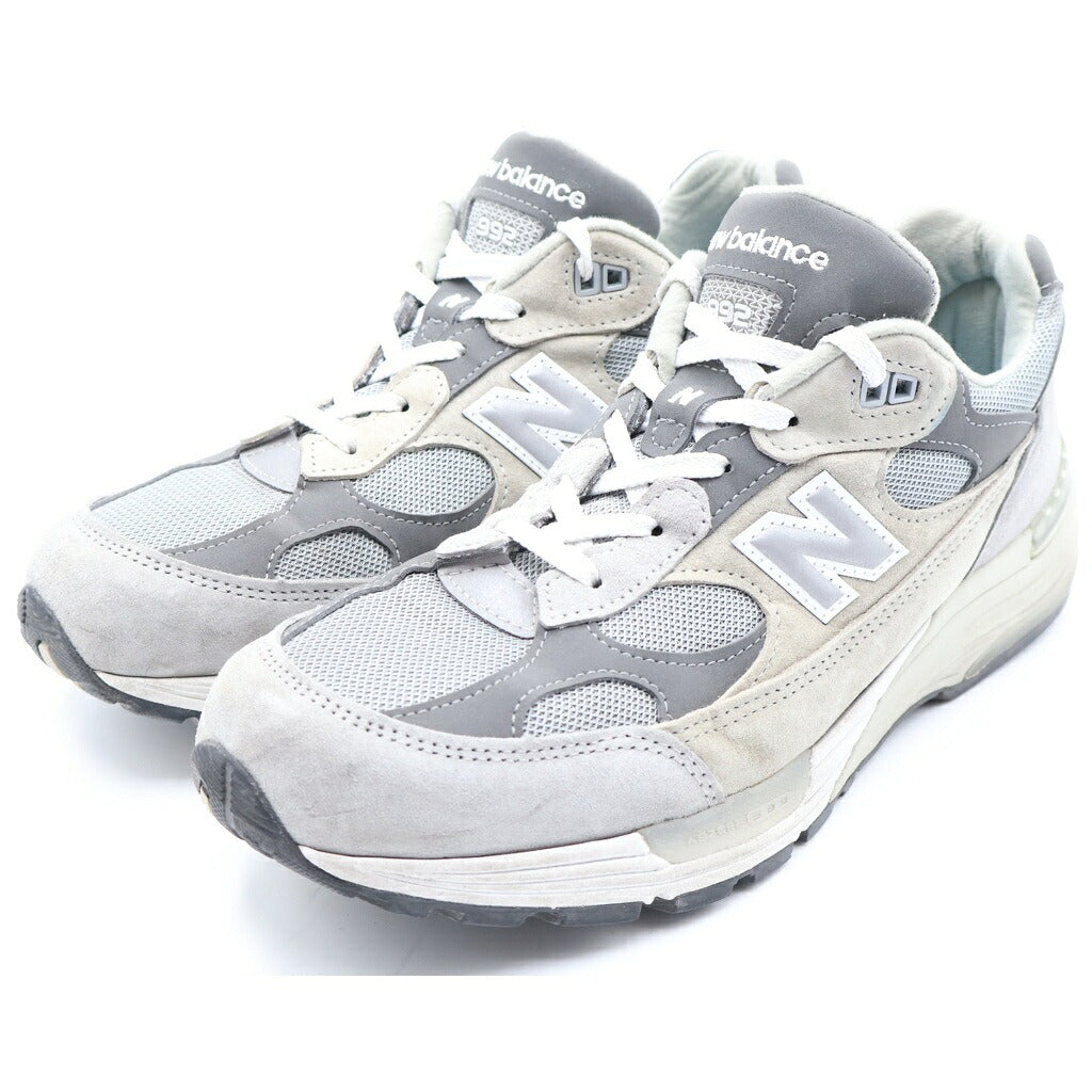 New Balance(ニューバランス) メッシュ ローカットスニーカー グレー US10/28cm U992GY