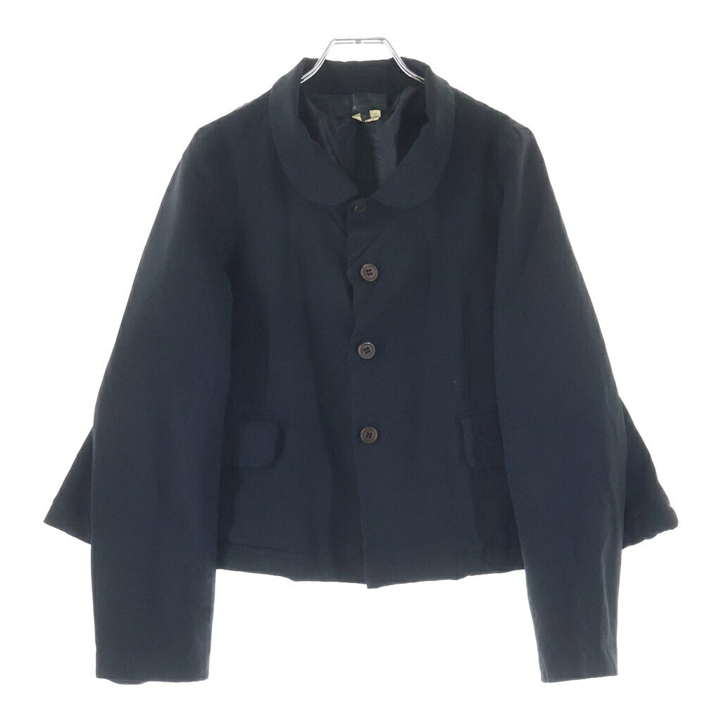COMME des GARCONS COMME des GARCONS(コムデギャルソンコムデギャルソン) 13SS AD2012 丸襟 ショートテーラードジャケット レディース ブラック RK-J008