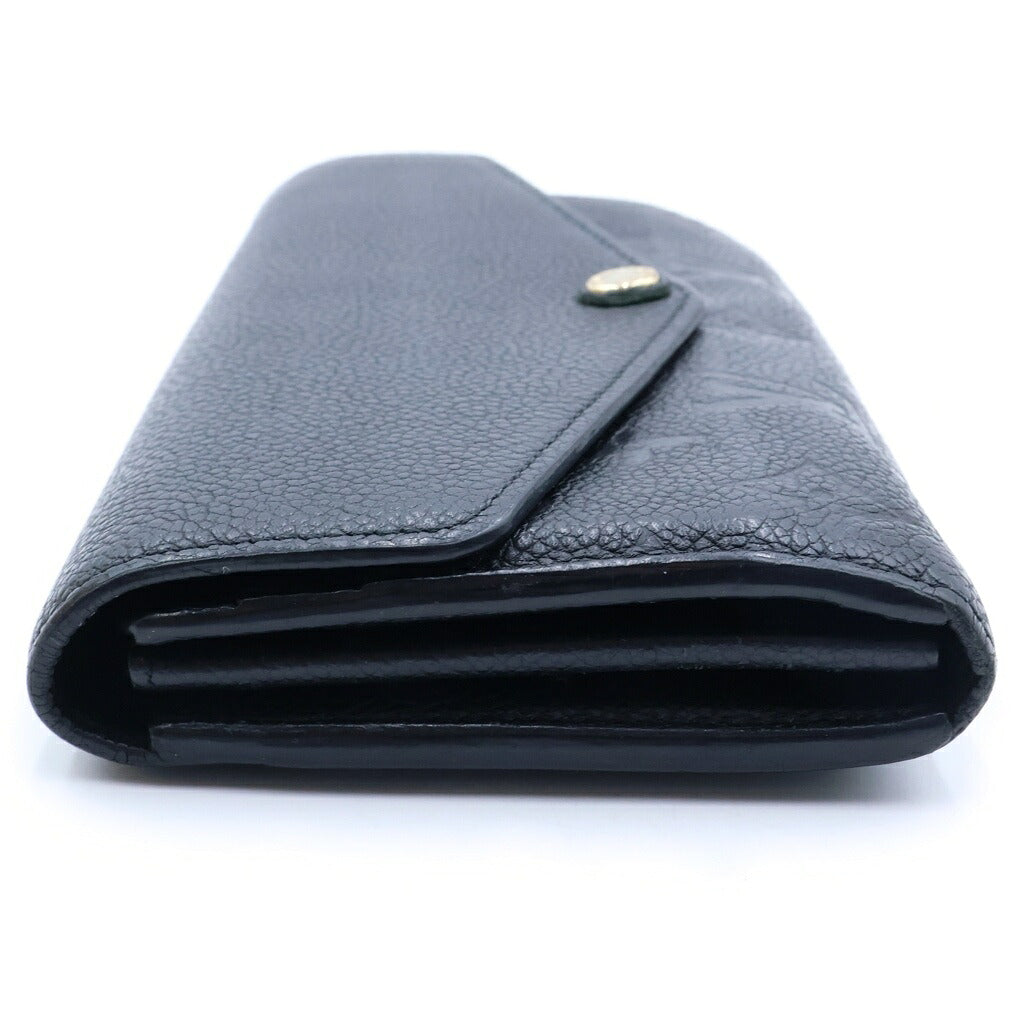 LOUIS VUITTON(ルイヴィトン) モノグラム アンプラント ポルトフォイユ サラ レザーロングウォレット 長財布 ブラック CA0281 M61182