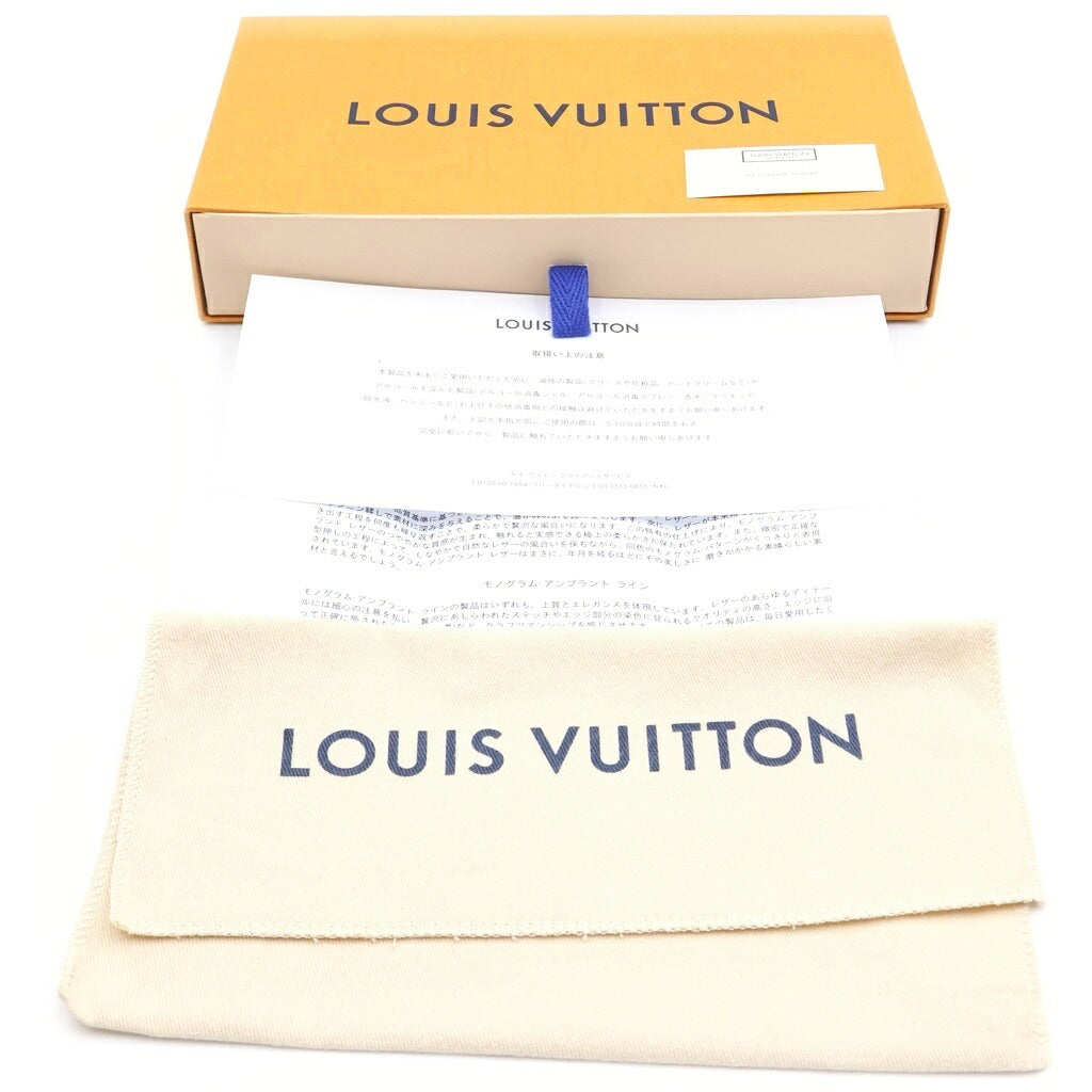 LOUIS VUITTON(ルイヴィトン) モノグラム アンプラント ポルトフォイユ サラ レザーロングウォレット 長財布 ブラック CA0281 M61182