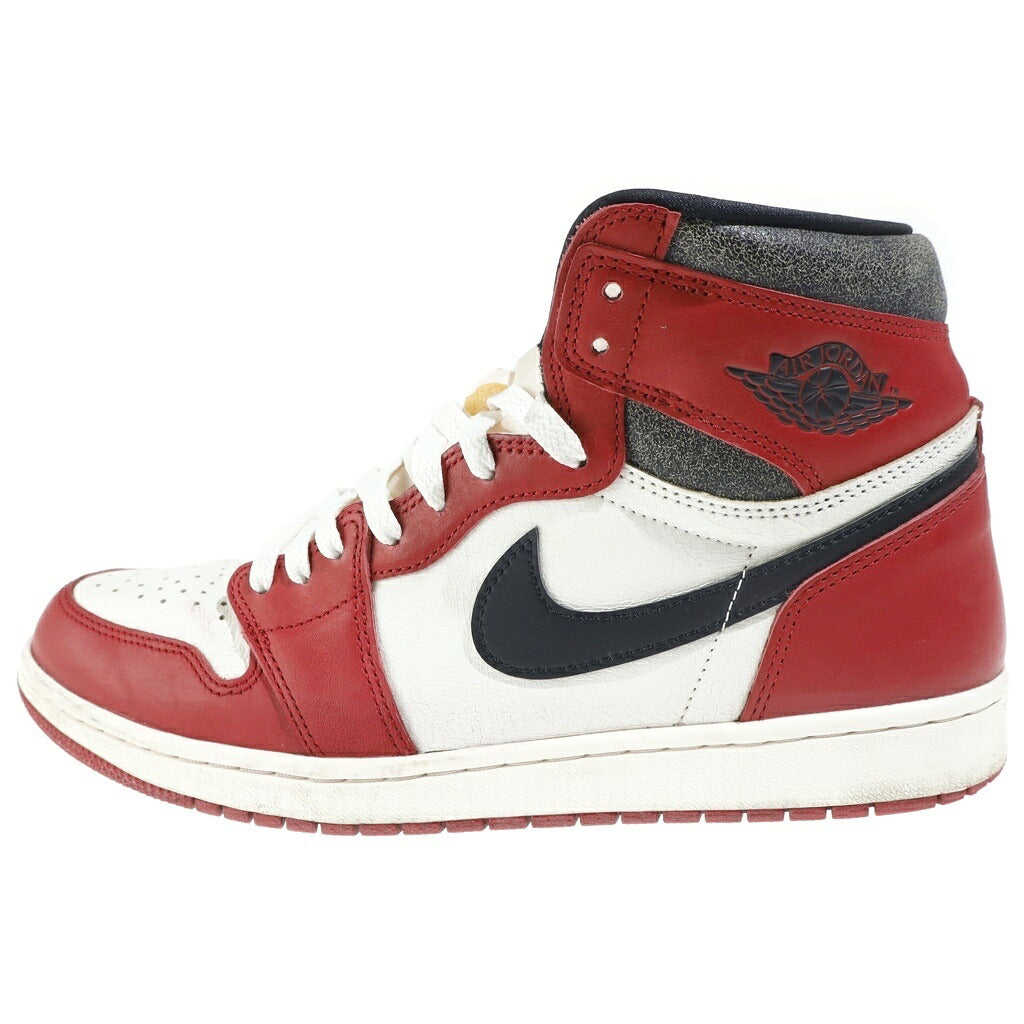 NIKE(ナイキ) AIR JORDAN HIGH OG LOST&FOUND CHICAGO エアジョーダン 1 ロストアンドファウンド シカゴ ハイカットスニーカー レッド/ホワイト/ブラック US12/30cm DZ5485-612