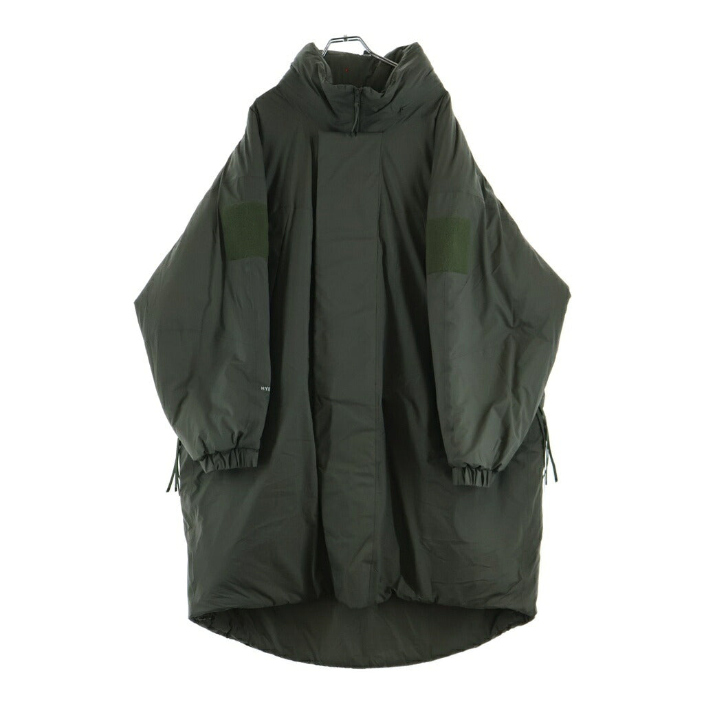 HYKE(ハイク) 23AW PERTEX PUFF PARKA パーテック パフパーカー ナイロン 中綿ジャケット カーキ 232-17384