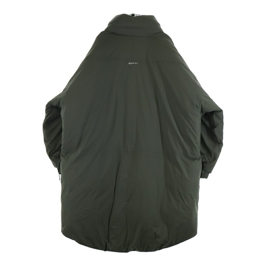 HYKE(ハイク) 23AW PERTEX PUFF PARKA パーテック パフパーカー ナイロン 中綿ジャケット カーキ 232-17384