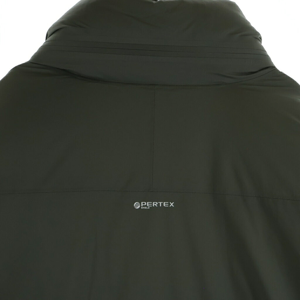 HYKE(ハイク) 23AW PERTEX PUFF PARKA パーテック パフパーカー ナイロン 中綿ジャケット カーキ 232-17384