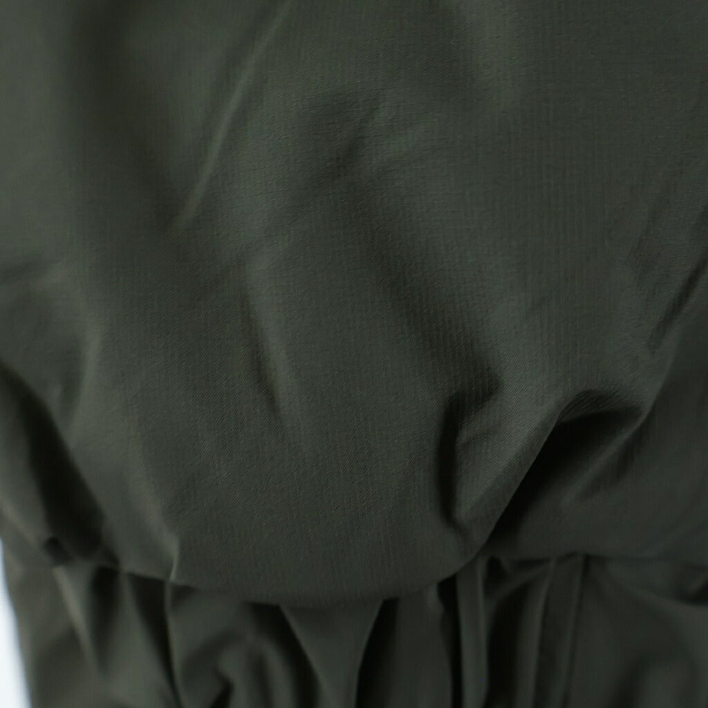 HYKE(ハイク) 23AW PERTEX PUFF PARKA パーテック パフパーカー ナイロン 中綿ジャケット カーキ 232-17384