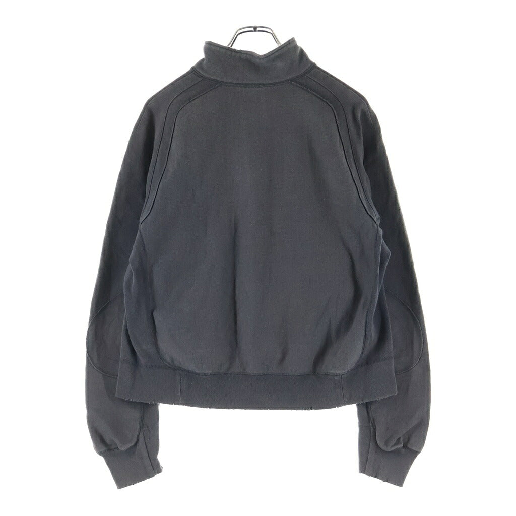 JIAN YE(ジェン イェ) 23AW SOLID ZIPTOP ソリッド ハーフジップ スウェットトレーナー グレー 23AW-ZIPTOP