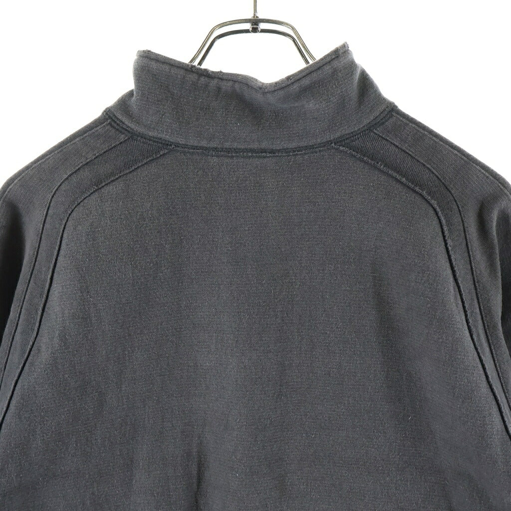 JIAN YE(ジェン イェ) 23AW SOLID ZIPTOP ソリッド ハーフジップ スウェットトレーナー グレー 23AW-ZIPTOP