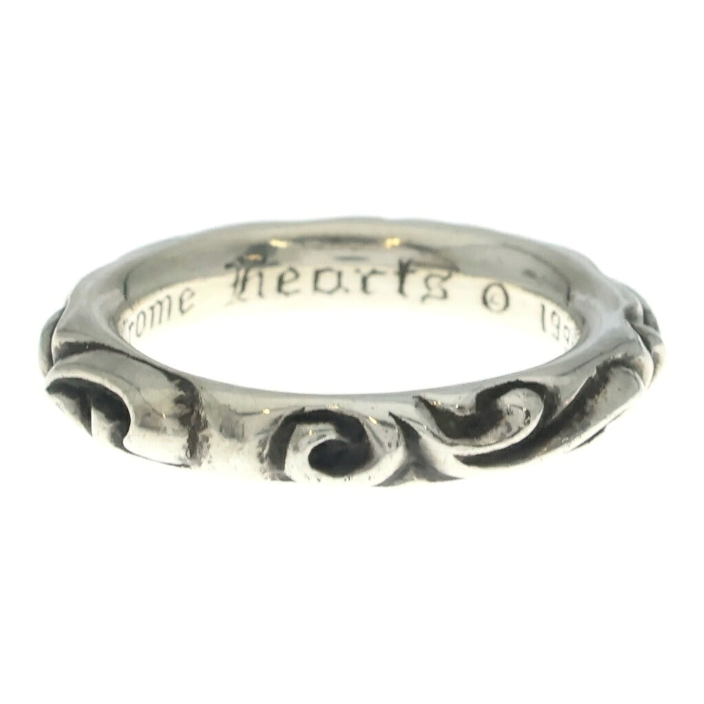 CHROME HEARTS(クロムハーツ) SCRL BAND スクロールバンド リング シルバー BCA351