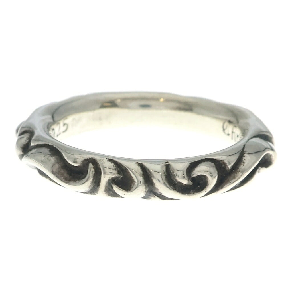 CHROME HEARTS(クロムハーツ) SCRL BAND スクロールバンド リング シルバー BCA351