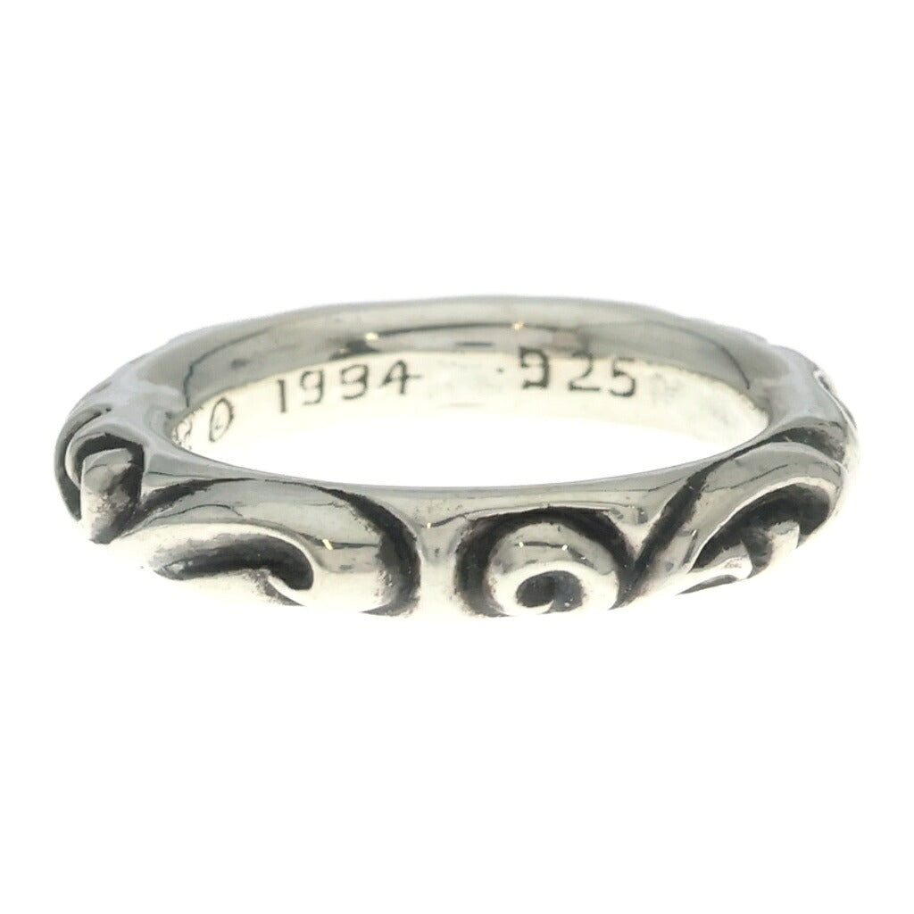 CHROME HEARTS(クロムハーツ) SCRL BAND スクロールバンド リング シルバー BCA351