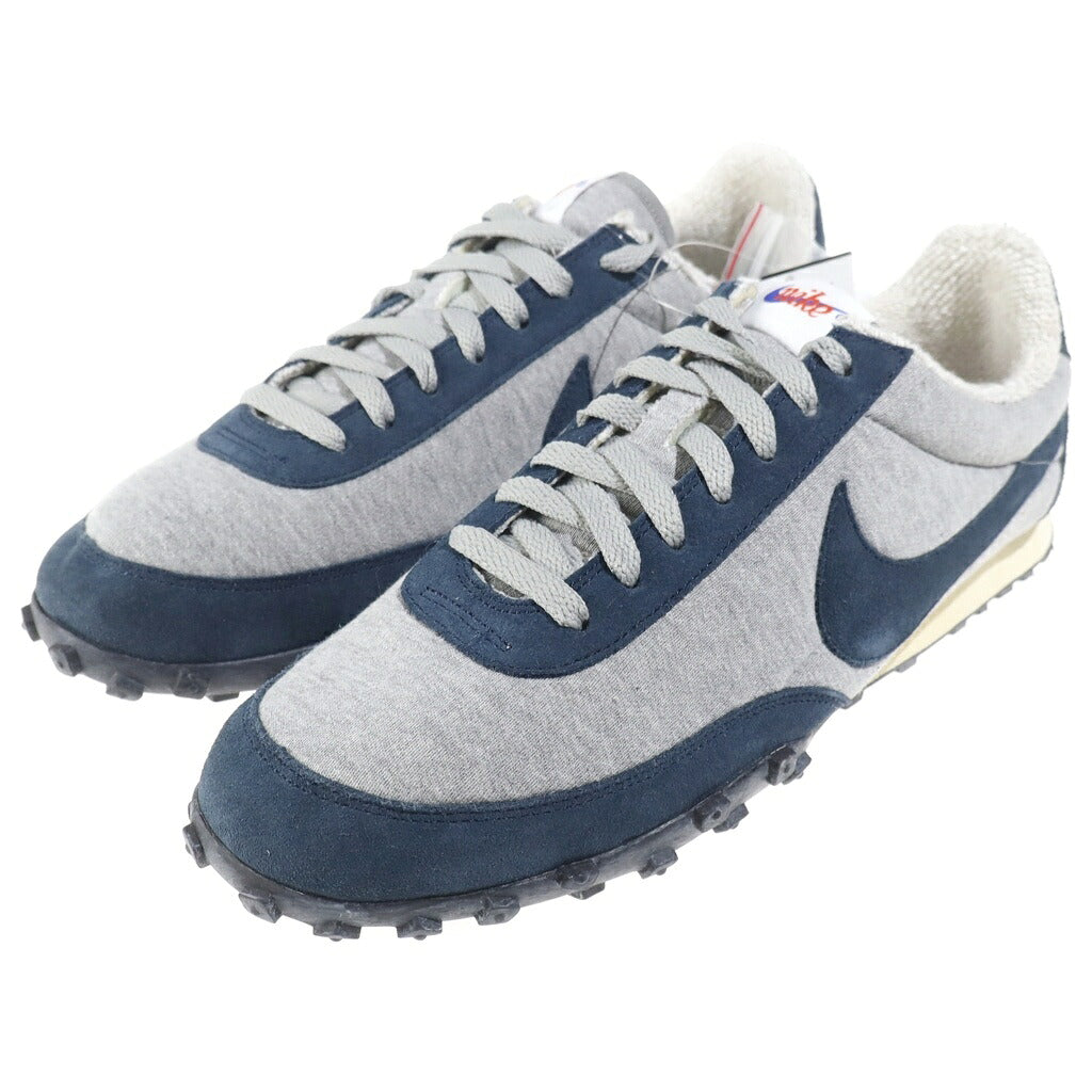 NIKE(ナイキ) 【観賞用 2013年製】×LOOPWHEELER WAFFLE RACER PRM ループウィラー ワッフル レーサー プレミアム ローカットスニーカー グレー/ネイビー US11/29cm 637988-041