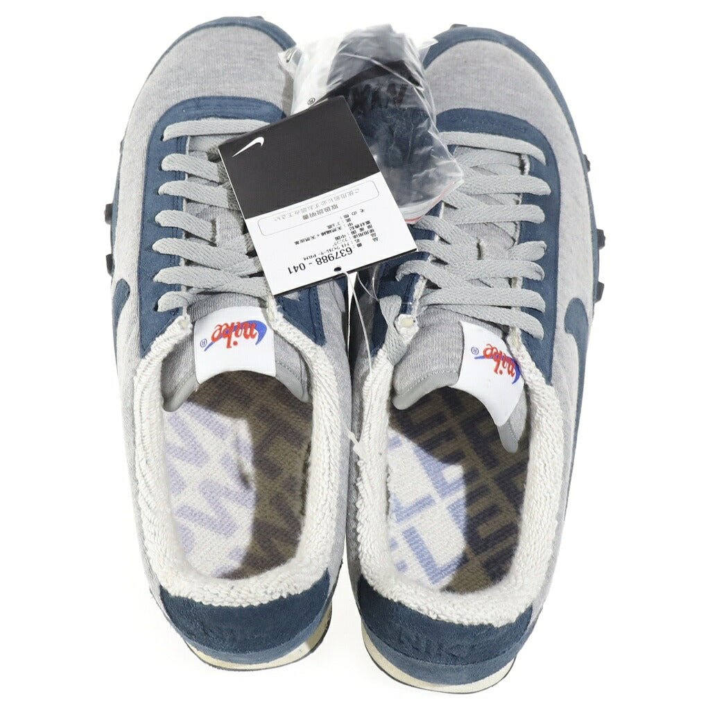 NIKE(ナイキ) 【観賞用 2013年製】×LOOPWHEELER WAFFLE RACER PRM ループウィラー ワッフル レーサー プレミアム ローカットスニーカー グレー/ネイビー US11/29cm 637988-041
