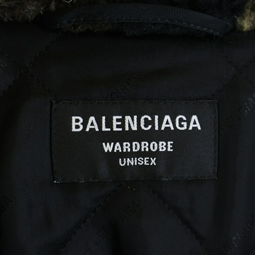 BALENCIAGA(バレンシアガ) Camouflage-Print Zip-Up Jacket カモフラージュ ジップアップ ボアフリースジャケット カーキ 681818 TLQ13