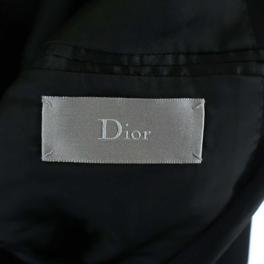 DIOR(ディオール) 03SS Archive アーカイブ エディ期 2B シングルブレスト テーラードジャケット スラックスパンツ セットアップ ブラック 3EH10721106