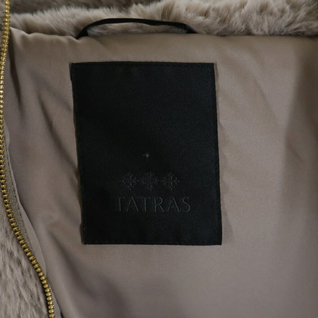 TATRAS(タトラス) YUMOLA ユモラ ボアフリース ジップアップパーカー フーディー レディース グレー LTAT24A4906-L