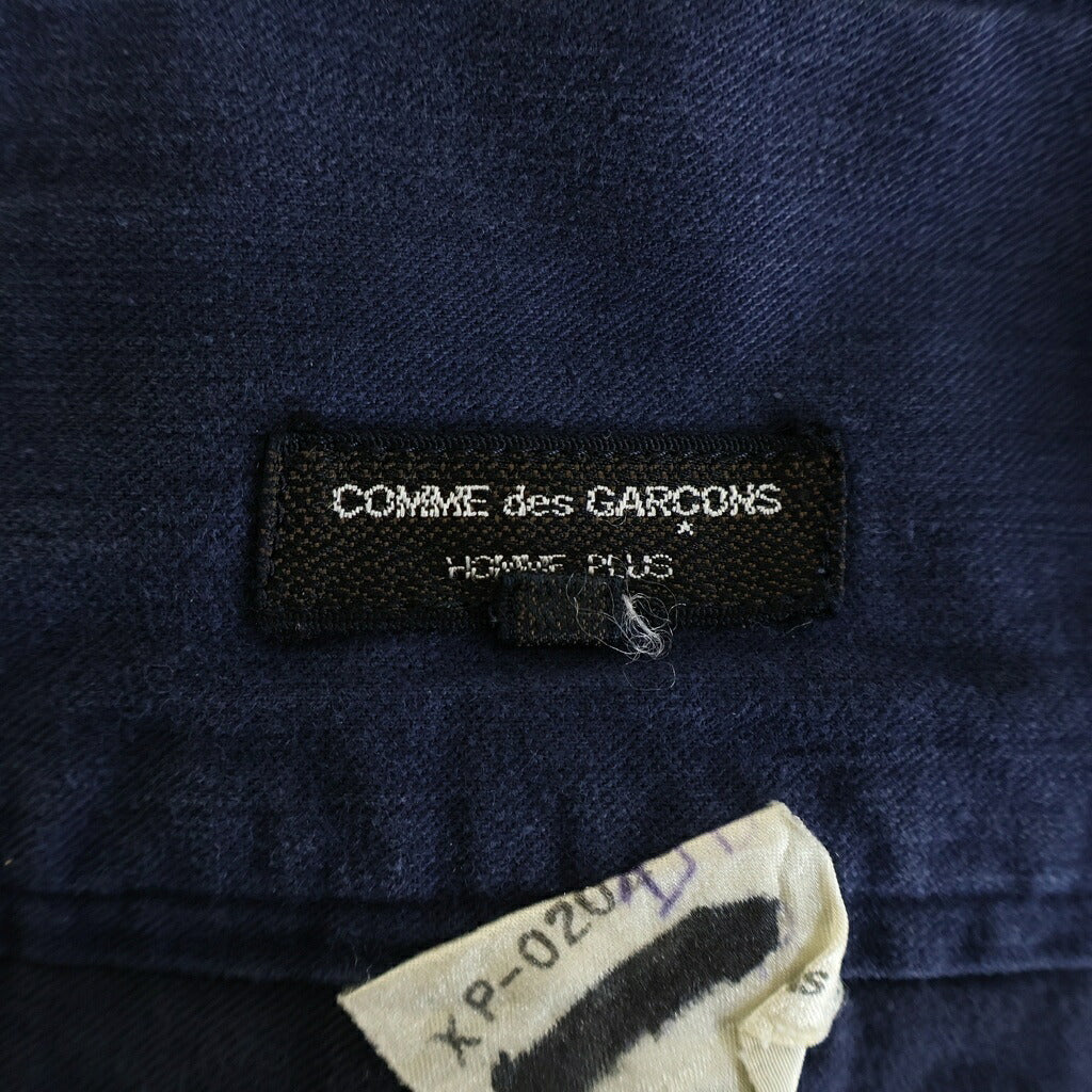 COMME des GARCONS HOMME PLUS(コムデギャルソンオムプリュス) 80-90S ARCHIVE アーカイブ サンプル品 リネン混 バルーンパンツ ネイビー