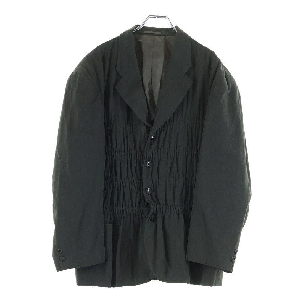 COMME des GARCONS HOMME PLUS(コムデギャルソンオムプリュス) 80-90S ARCHIVE アーカイブ サンプル品 ギャザリング シングルテーラードジャケット カーキ