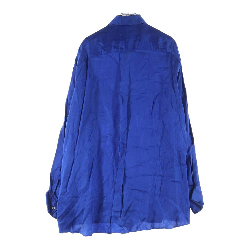 COMME des GARCONS HOMME PLUS(コムデギャルソンオムプリュス) 80-90S ARCHIVE アーカイブ レーヨン 長袖シャツ ブルー PB-050250