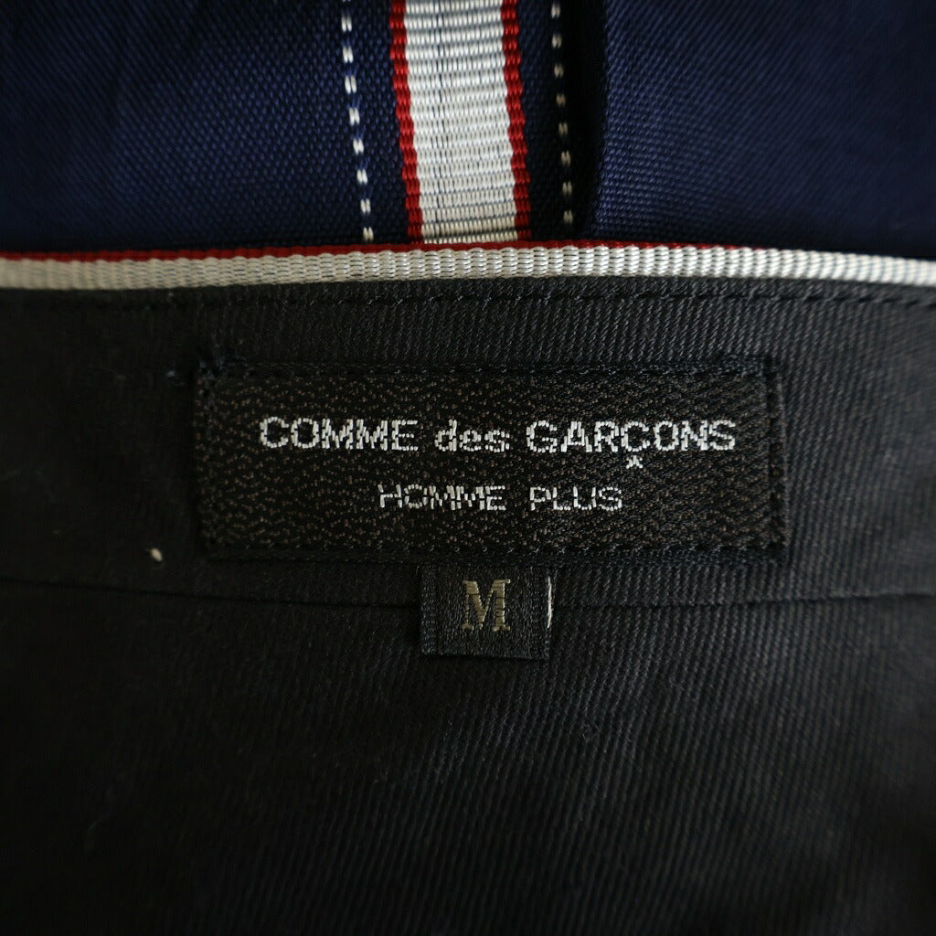 COMME des GARCONS HOMME PLUS(コムデギャルソンオムプリュス) 80-90S ARCHIVE アーカイブ サンプル品 マルチストライプ テーパードパンツ ネイビー