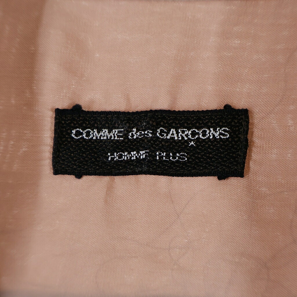 COMME des GARCONS HOMME PLUS(コムデギャルソンオムプリュス) 80-90S ARCHIVE アーカイブ レーヨン混 ラウンドカラー長袖シャツ ピンク