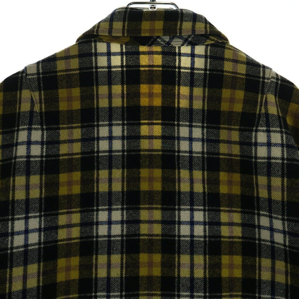 COMME des GARCONS HOMME PLUS(コムデギャルソンオムプリュス) 80-90S ARCHIVE アーカイブ ウール チェックジップアップジャケット イエロー PJ-050940