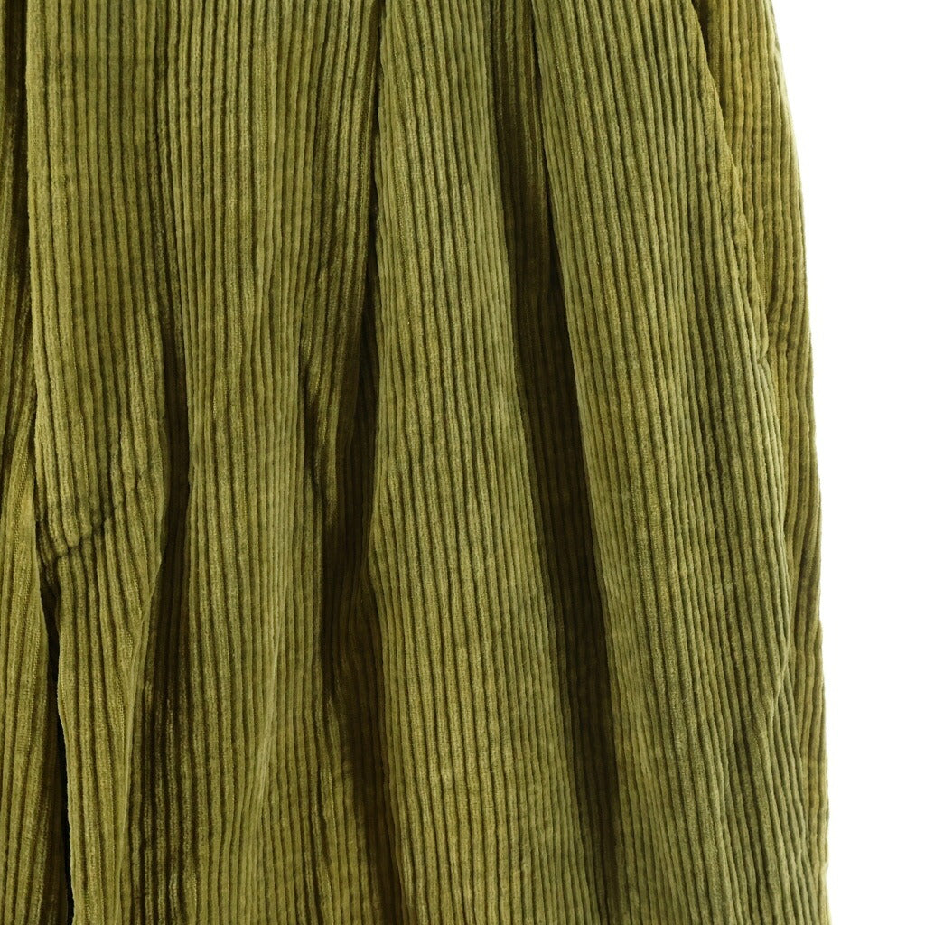 COMME des GARCONS HOMME PLUS(コムデギャルソンオムプリュス) 90S AD1994 ARCHIVE アーカイブ コーデュロイ ワイドパンツ グリーン PP-04005M