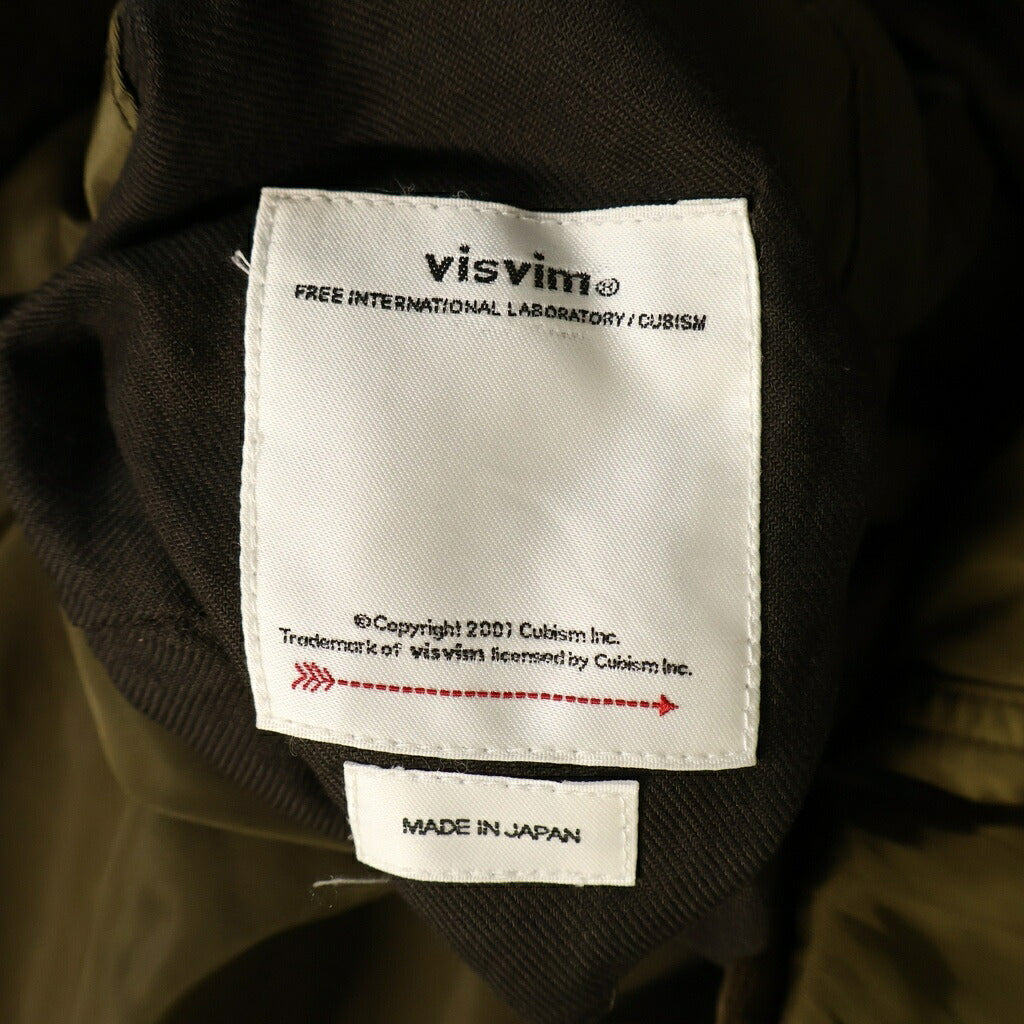 VISVIM(ヴィスヴィム) 22AW IRIS JACKET リバーシブル ミリタリー アイリスジャケット カーキ 0122205013011