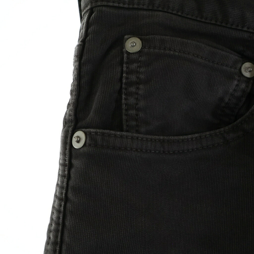 VISVIM(ヴィスヴィム) 25SS FLUXUS 19 G.CORDS フラックス ジップフライ ワイドストレートコットンパンツ グレー 0125105008002